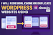 clone, redesign, or duplicate your wordpress site with elementor pro