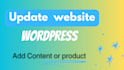 update, maintain and manage your wordpress website