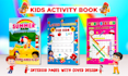 create kids activity book, workbook and interior pages for amazon KDP
