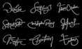 do hand writing, unique, cursive, autograph logo