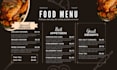 do professional graphic design menu card for your restaurant