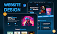 do figma website design, website UI UX design, figma design, website mockup