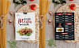 design restaurant food menu card flyer