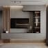 design tv unit with real time rendering
