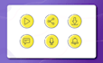 custom design icon set
