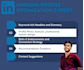 optimize linkedin profile and manage it professionally