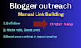 niche edit, guest post with blogger outreach