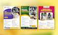charity, donation, nonprofit, fundraising flyer and social media post design