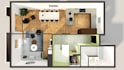 do 3d floor plan and interior exterior design with render