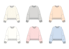 create sweatshirt, hoodie design technical drawing packs
