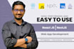 convert image,figma to responsive HTML, react, nextjs