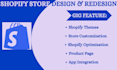 do shopify store design and redesign shopify website for dropshipping store
