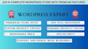 develop one product  woocoommerce online store