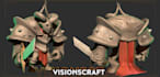 create professional 3d characters for games, VR and animation