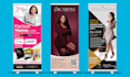 design roll up banner, retractable banner, pull up, or roller banner