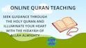 teach you holy quran