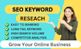 do advanced SEO keyword research and competitor analysis