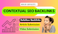 do link building manually contextual backlinks also