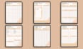 design minimalistic and hyperlinked custom digital planner