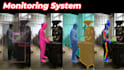 do face recognition, pose estimation, footfall, dwell
