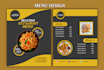 create amazing food poster and restaurant menu design