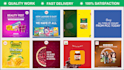 create animated post, animated gif banner and motion flyer