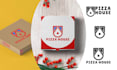 design flat food logo