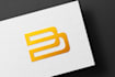 give eye catchy initial letter mark, monogram logo design