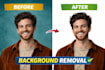 do remove background from your image professionally clean cut out fast