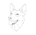 draw awesome line art illustration for your dog, cat, etc in 5 hours