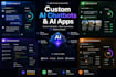 build your ai saas app, ai website, ai chatbot, or ai agent