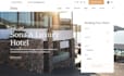 design hotel booking air bnb accommodation rental serviced letting hotel website