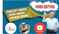do zoom, webinar, loom, online course video editing