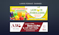 design print ready vinyl banner, signage, billboard