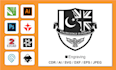 do laser cutting, engraving ready files, dxf svg lbrn2 vector tracing