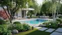 design modern landscape, garden, backyard, patio and front yard