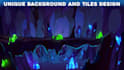create 2d game backgrounds concept art, environment and tiles