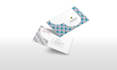 design stylish modren postcard design, unique business card
