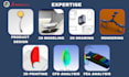 provide 3d modeling, 2d drawings, and product design services