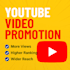 do organic youtube video promotion using google ads
