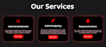 create html css javascript or any portfolio website