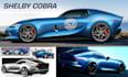 create a car design from sketch to a class 3d surface modelling