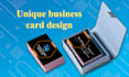 provided professional creative, unique business card design