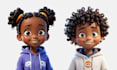 create 3d pixar style cartoon character, avatar, animation, logo, or ai art