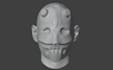 make a 3d model of the mask according to your sketch