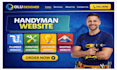 design handyman, plumber, electrician, roofing, furniture assembly website