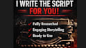 research and write a gripping true crime script for your channel