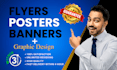 do professional flyers, posters and banners for your business