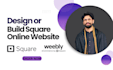 create business square website design or square online store