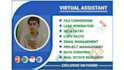 be your virtual assistant,ms word,ms excel and ms powerpoint